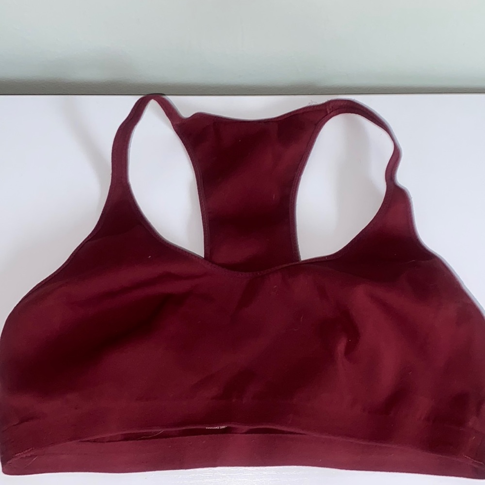 Real Me by Aerie Red RazorBack Sports Bra